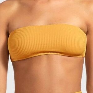 Vitamin A Bandeau Bikini Top size Small